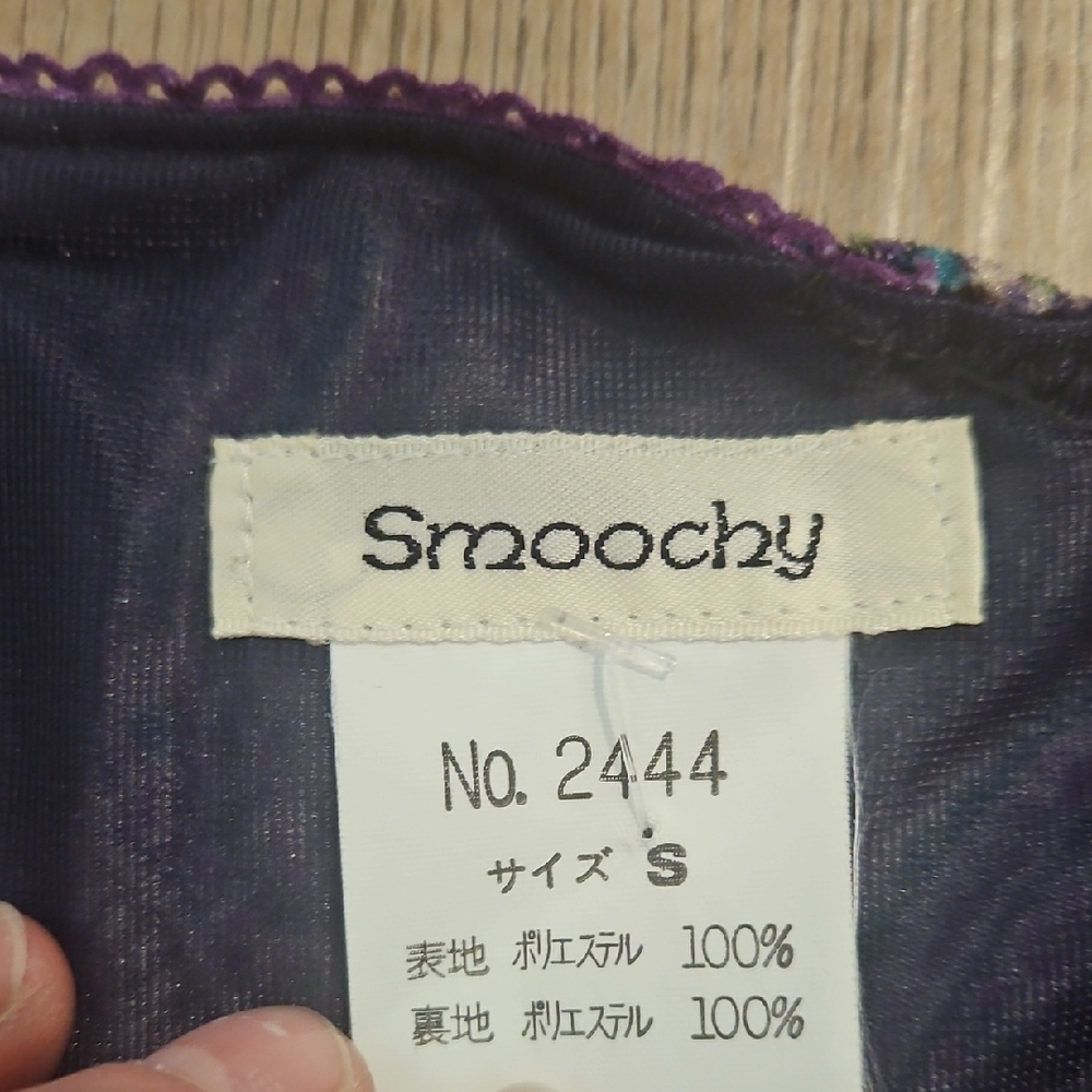 Smoochyvelvet Y2k Purple Paisley Patterned Pencil Skirt - Picture 2 of 5